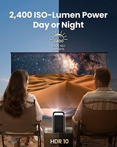 Anker NEBULA Cosmos Laser 4K Projector, Laser Projector, Android TV 10.0, Autofocus, Auto Keystone Correction, Screen Fit, Home Theater, Portable Projector With Bluetooth
