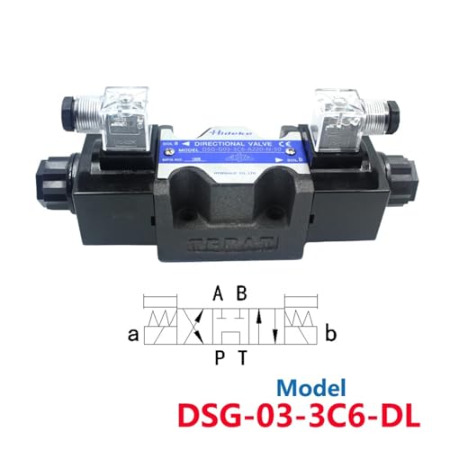 Vanne hydraulique 3C3 distributeur directionnel solénoïde D1SG-03 de rechange