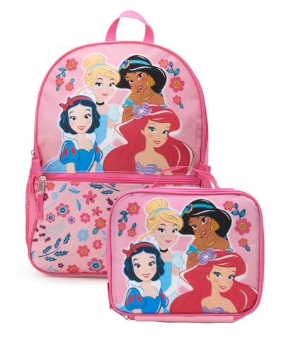 Fast Forward Disney Princess Girls Backpack and Lunch Box Set - 15