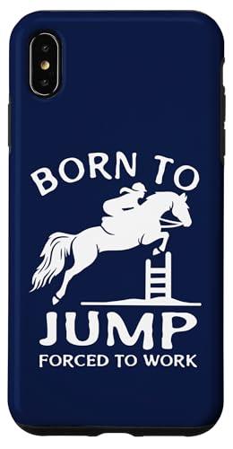 Born To Jump Forced To Work ��������V���[ �W�����v �X�}�z�P�[�X iPhone XS Max �p