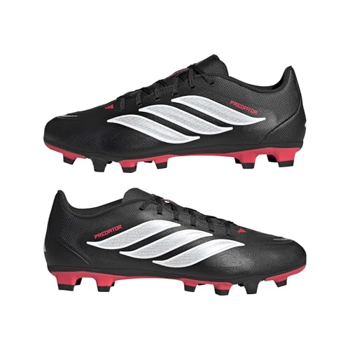 adidas Unisex Club Firm Ground/Multi Ground, Black/White/Lucid Red, 11 by adidas - Used condition - Image 7