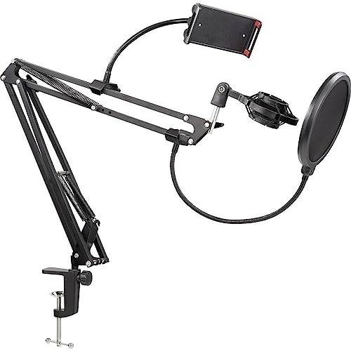 Renkforce Rf-Mcs-200 Stativo Microfono Da Tavolo