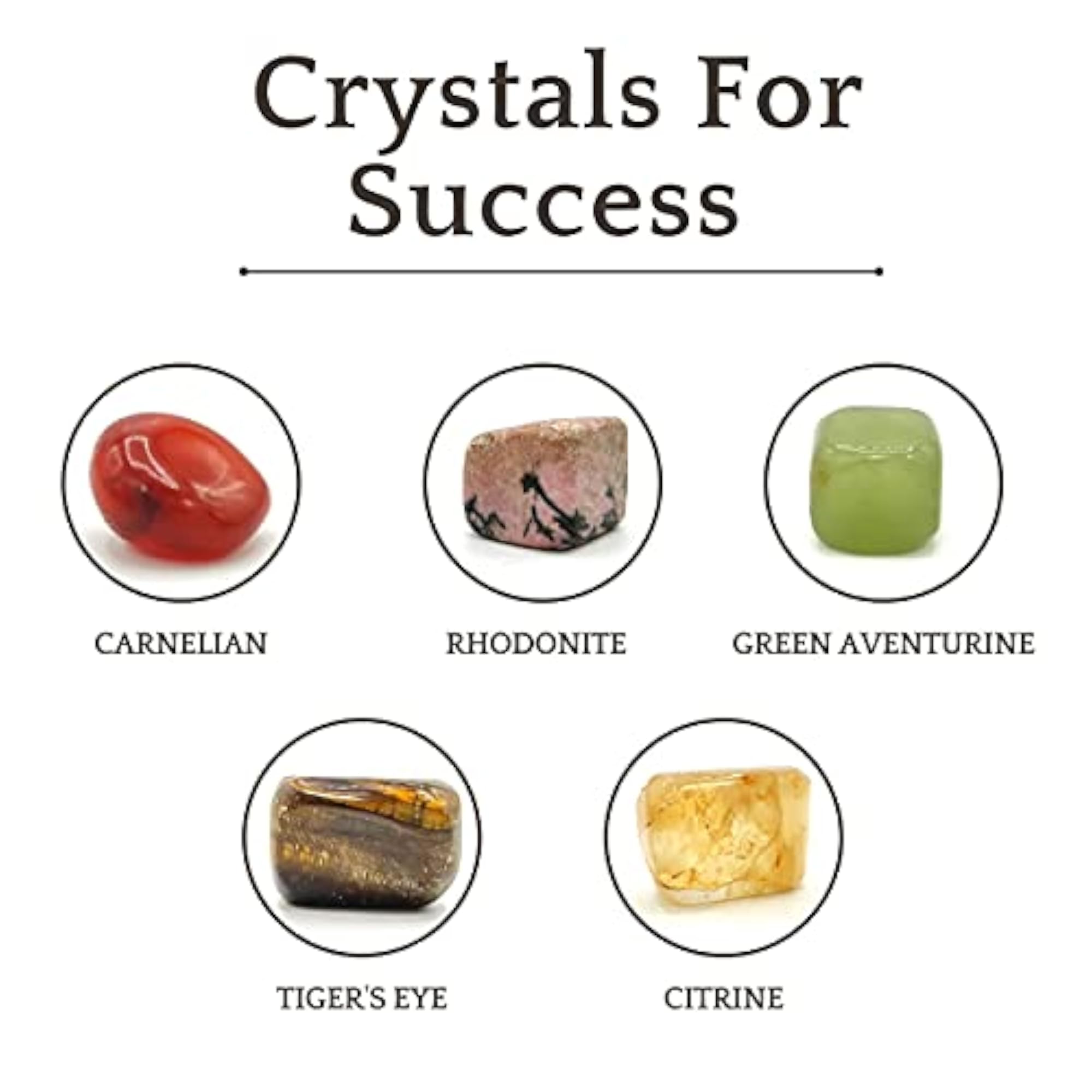 Reiki Healing Crystal Bag for Success