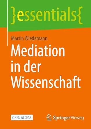 Mediation in der Wissenschaft (essentials) book cover