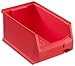 Produktbild 24 Sichtlagerbox 235x145x125 mm rot Sichtlagerkasten Sichtlagerkiste Lagersichtbox Lagersichtkasten Lagersichtkiste Stapelbox Stapelkiste Stapelkasten Lagerbox Lagerkiste Lagerkasten Lager Box aufbewahrungsbox aufbewahrungskiste aufbewahrungskasten