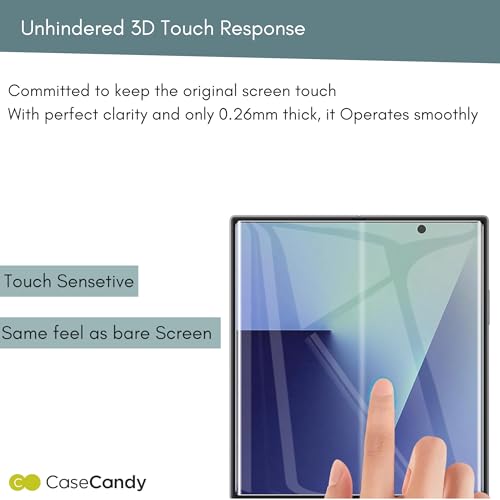 Image of Casecandy Set of 4 Screen Protector Guard for Samsung Z Fold 7 (Front + Back + Inside Screen + Hinge Screen Protector) - HD /Anti Scratch /Easy Installation Kit