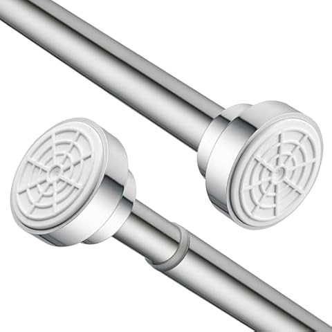 FRENESSA Stainless Steel Extendable Curtain Rod Cover