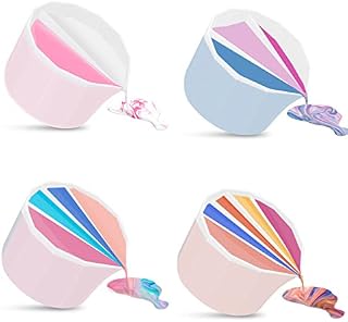 4Pcs Split Cups for Paint Pouring,Reusable Silicone Paint Pour Split Cup,Split Cup for Acrylic Pouring,Split Cup for Paint Pouring ,for Resin Art Drawing Multi Channel Split Cups(2/3/4/5 Channels)