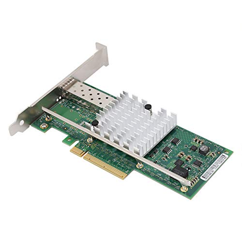 Intel X520-DA1 82599EN Carte Réseau Fibre Optique PCI-E SFP 10G Adaptateur de Serveur Ethernet à Port Unique pour Le Stockage SAN (Réseau Étendu) et Le Trafic