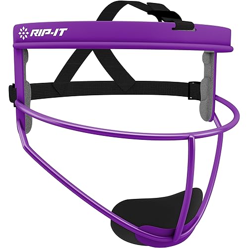 RIP-IT Women's/Girls Defense Softball Fielder's Face Mask | Youth | Purple by RIP-IT - Used condition - US$31.32