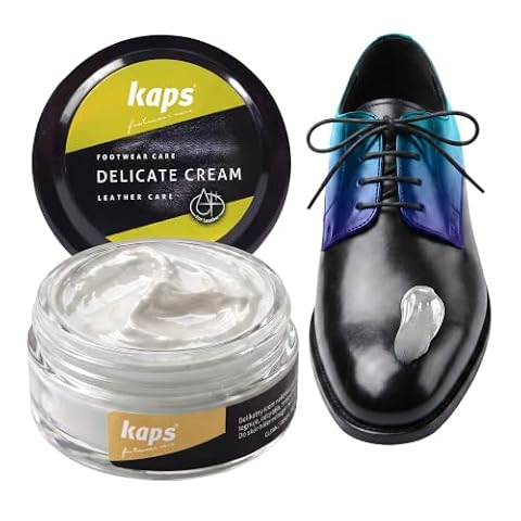 Kaps Delicate - Krem do Pielęgnacji Obuwia, Intensywna Ochrona i Odżywianie Skóry, 70 kolorów (100 - neutral/Neutralny/colourless)