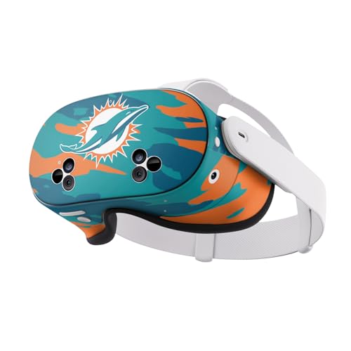 Protégez votre Meta Quest 3S des rayures avec le vinyle NFL Miami Dolphins