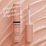 NYX PROFESSIONAL MAKEUP Butter Gloss, Non-Sticky Lip Gloss - Madeleine (Mid-Tone Nude) - Image 2