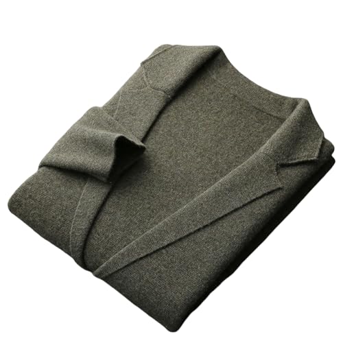 Cárdigan de punto para hombre de diseño holgado y alta caída