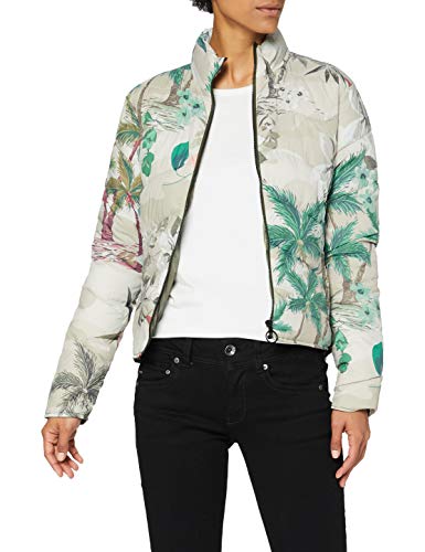 Desigual Light Padded NO Hood Chaqueta, marrón, L para Mujer