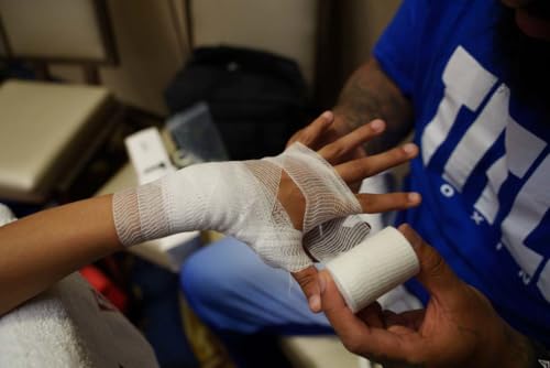 TITLE Boxing Super-Fast Trainer’s Pack: Boxing Gauze, Boxing Wraps, Gauze Rolls, Gauze Wrap, Rolled Gauze, Boxing Protective Equipment, Knuckle Protection miniatura 2