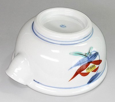 Amazon.co.jp: 砥部焼 梅山窯 平片口（下り赤花） : ホーム＆キッチン