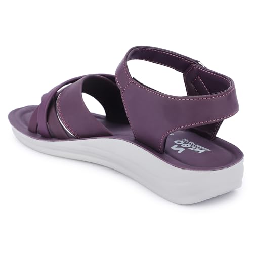Image of Ango Women's Black Gladiator Sandals with Platform Sole, Strappy Design, Casual For Girls