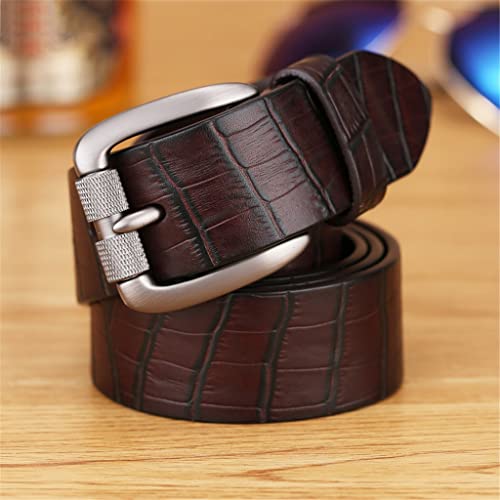 Belt leather men's retro casual pin buckle belt men's leather top layer cowhide youth middle-aged belt4