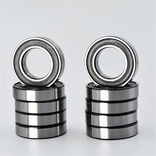 Rodamientos 6801 2RS de acero cromado con doble sellado de goma 12x21x5 mm
