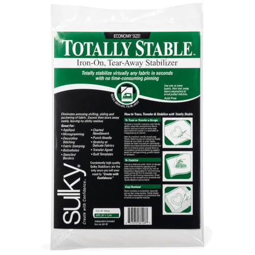 Sulky Totally Stable Iron-On Tear-Away Stabilizer, 20 by 3-Yard