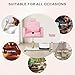 Hicomony Pink Spa Pedicure Chair No Plumbing for Nail Tech, Rolling Pedicure Stool, 360 ° Rotation Portable Pedicure Station Unit Beauty Spa Salon Unit Station Technician Supplies