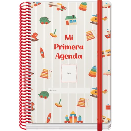 Dohe - Mi Primera Agenda Guardería y Preescolar - Día Página, A5, Perpetua Sin Fecha, Portada Personalizable con Foto, Bebés y Niños 0-3 años, Incluye Comunicaciones, Comidas, Horario, Observaciones
