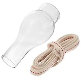 Abat-jour en verre pour lampe à pétrole – avec son aspect élégant, il peut servir à la fois d'abat-jour et d'élément décoratif raffiné