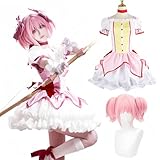 [NOKIJP] まどマギ コスプレ 鹿目まどか コスプレ衣装 かなめまどか コスプレ衣装 まどか 魔法少女まどか 大人用 文化祭 イベント 仮装 魔法少女 まどかマギカ コスプレ cosplay（鹿目まどか、XXL）