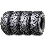 WANDA Set 4 ATV tires 24x8-12 & 24x9-11, Fit for 00-06 Honda Fourtrax Rancher TRX350FM 350 4X4, Load Capacity- 365 Pounds