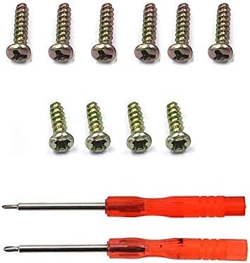 GGZoneTri-Wing Screws for Game Boy Advance Color Y Cross Screws Kit for GBA GBC GB Shell Housing Console Screws W Screwdriver Tool (Screwdriver)