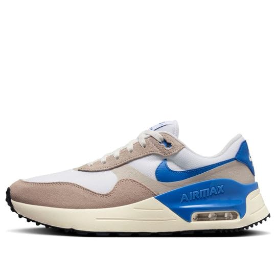 Nike Mens AIR MAX SYSTM-Causal Shoes White/Star Blue-Cream II-Coconut MILK-HF4252-100-9UK 6 41ID7eYU5VL