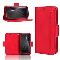 Custodia Portafoglio in Pelle PU con Finitura Scamosciata Compatibile con Cubot Note 20, Flip Cover Magnetica con Tasche per Carte (Marrone scuro