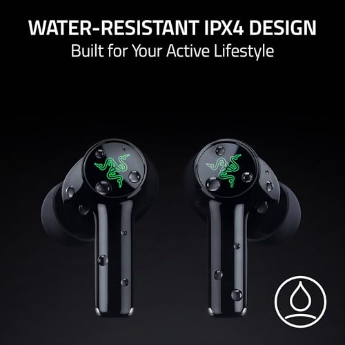 Image of Razer Hammerhead V3 X HyperSpeed Wireless Multi‑Platform Gaming Earbuds - 2.4 GHz & Bluetooth 5.3, Up to 35 Hr Battery, THX Spatial Audio, for Smartphones, PC, Laptop, Tablet, PS5, Steam Deck - Black