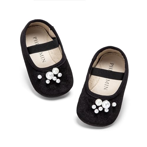 Image of PHIRAMIN Toddler Girl Mary Jane Dress Shoes-Little Girl School Uniform Shoes for Wedding Party