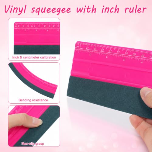 Image of Felt Squeegee, 12 Inch Vinyl Squeegee Tool Window Tint Squeegee