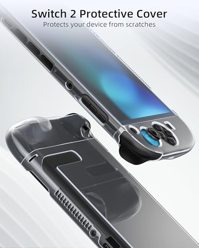 image for Mozuper Switch 2 Case Bundle for Nintendo Switch 2 2025, 10 IN 1 Gift 