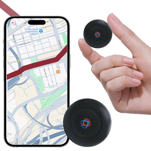 GPS Tracker for Vehicles,Cars,Kids,Pets,and Motorcycles | Real-Time Location Tracking | No Monthly Fee No Subscription | Mini Hidden GPS Tracker Device for Car,Dog,Elderly,and Personal Use