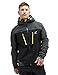 Produktbild RevolutionRace Silence Proshell Jacket, Herrenjacke, belüftete und wasserdichte Jacke für Wanderungen und andere Outdoor-Aktivitäten, Black/Yellow, L
