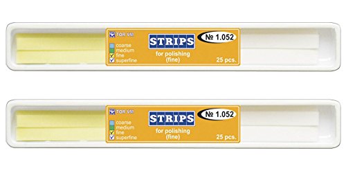 Zubastick Lot x 2 Dental Abrasive Strips for Polishing