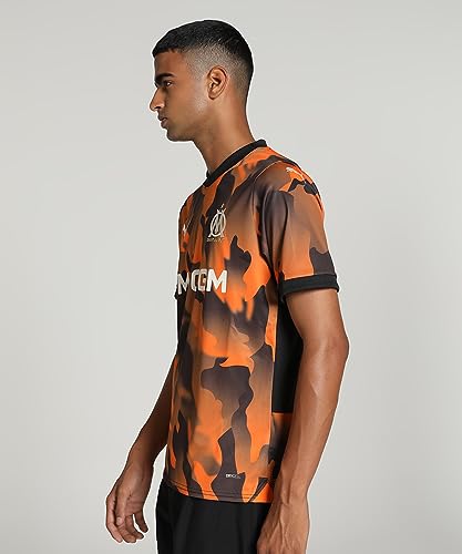 Olympique de Marseille Season 2023/2024 Official Third Unisex Puma T-Shirt S, Black-flat Dark Gray-rickie Orange - Image 2