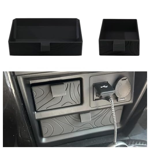 NIVERCE Cubby Drawers for Toyota 4Runner 2014-2022 2023 2024 present Models Accessories | Topographic Front | Storage Solution for 5th Gen 4Runner