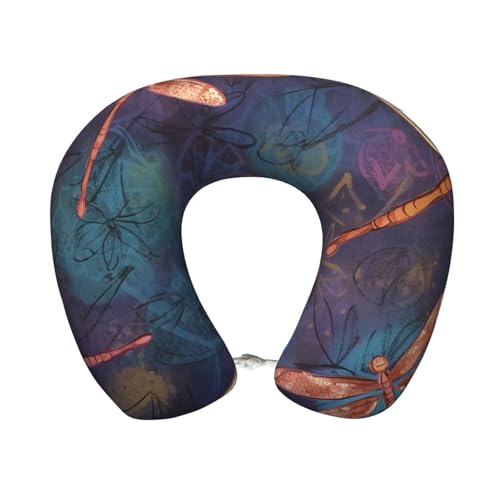 Almohada de viaje espuma viscoelástica 30 cm ajustable miniatura 1