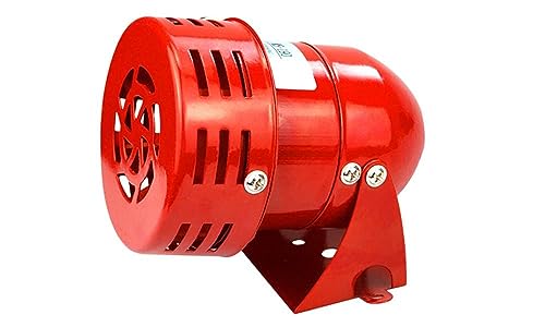 Sirena Alarma Industrial 120dB 220V para Protección contra Robo en Barco con Bocina Metal Sonido Potente Seguridad Eléctrica