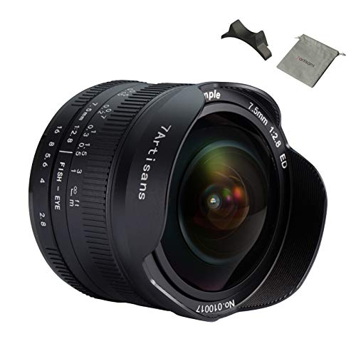 7artisans 7.5mm F2.8 II APS-C ����}�j���A���Œ背���Y Fuji X Mount X-A1 X-A10 X-A2 X-A3 X-at X-M1 XM2 X-T1 X-T10 X-T2 X-T20 X-Pro1 X-Pro2 X