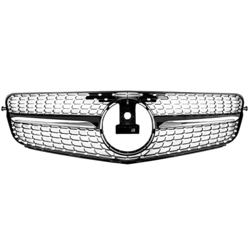 Calandre de voiture Classe C W204 grillagée noire pour pare-choc avant 2007-2014