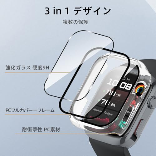 Image of For Huawei Watch D2 Case, Lightweight, PC + Tempered Glass, Protective Cover for Huawei Watch D2, 9H Hardness, Easy Installation, All-in-One Piece Protection, Scratch Resistant, Shock