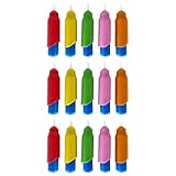 15 Multi-Color Aqua Brushes, Paint with Water Brush set, Replacement Water Doodle Wow Pens by Kanga Toys for Drawing Books or Magic Mats, for Kids Ages 3+