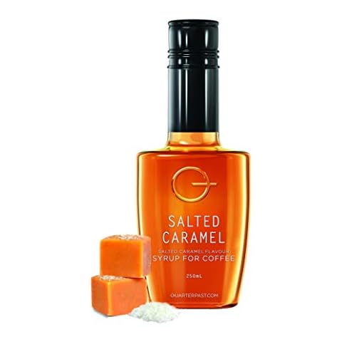 Quarterpast Salted Caramel Syrup for Coffee Zero VAT, 250 ml Cover