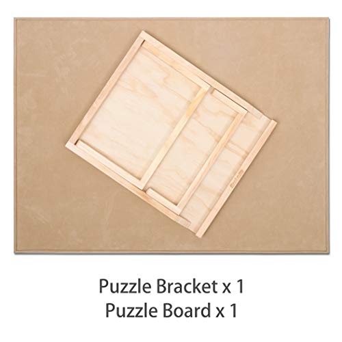Becko US 1000-pc Jigsaw Puzzle Board with Bracket/Stand, Portable Jigsaw Puzzle Table with 2 Angle Adjustments, Premium Smooth Flannel Surface, for 1000 Piece Horizontal/Vertical Jigsaw Puzzles by Becko US - Image 5